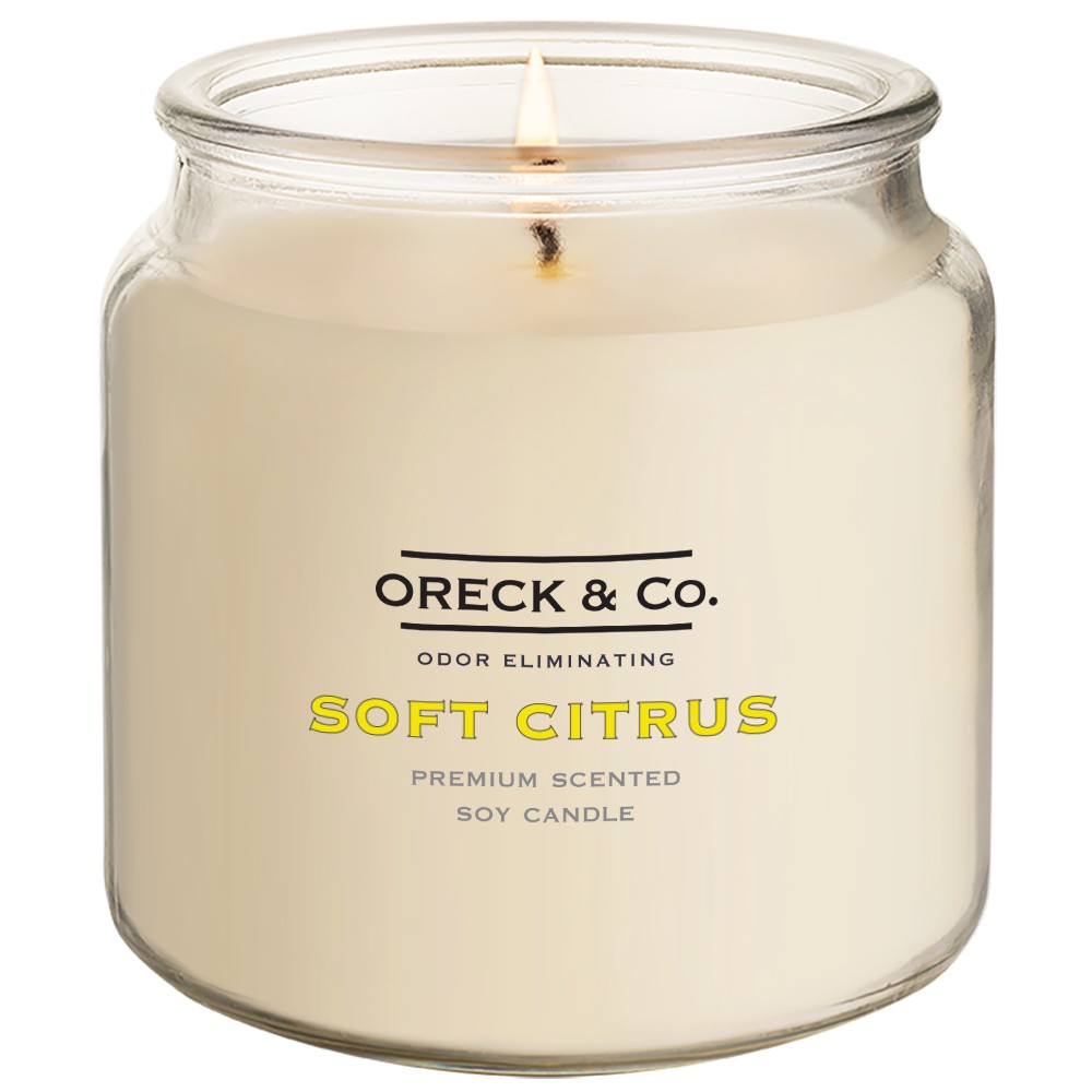 Soft Citrus Odor Eliminating 16oz Candle 